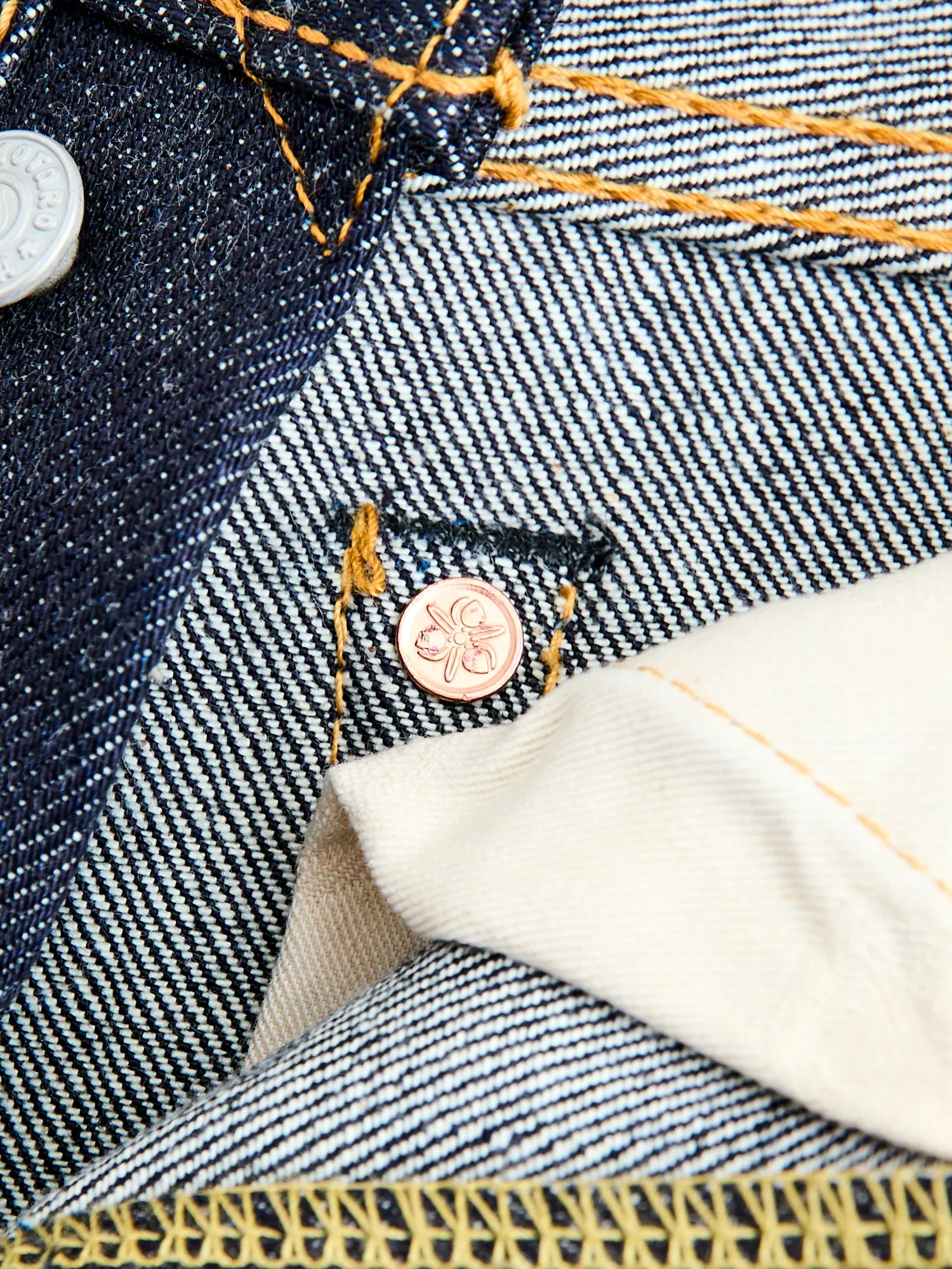 0605-SP "Going to Battle" 15.7oz Selvedge Denim - Natural Tapered Fit
