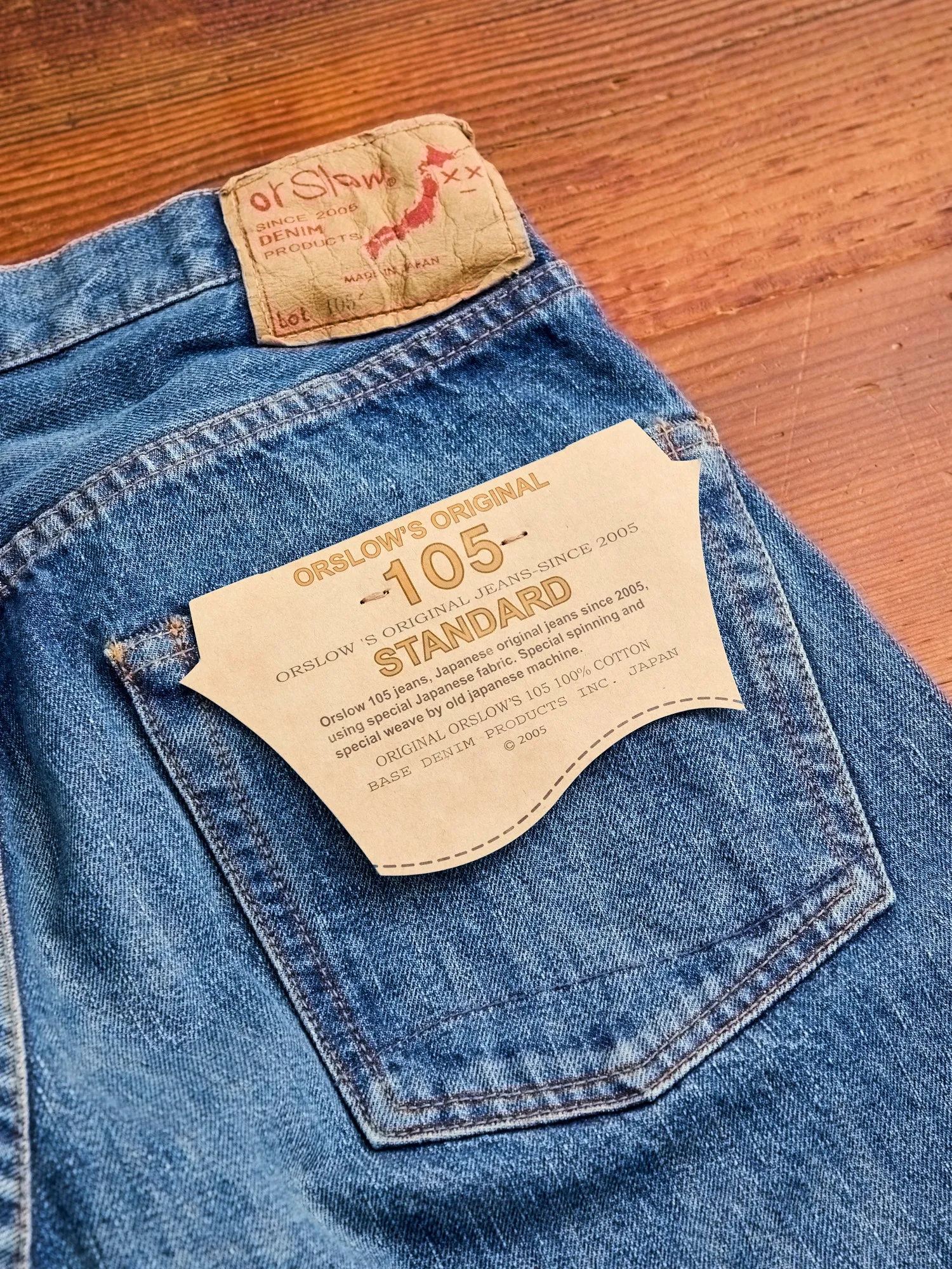 105 "2 Year Wash" 13.5oz Selvedge Denim - Standard Fit