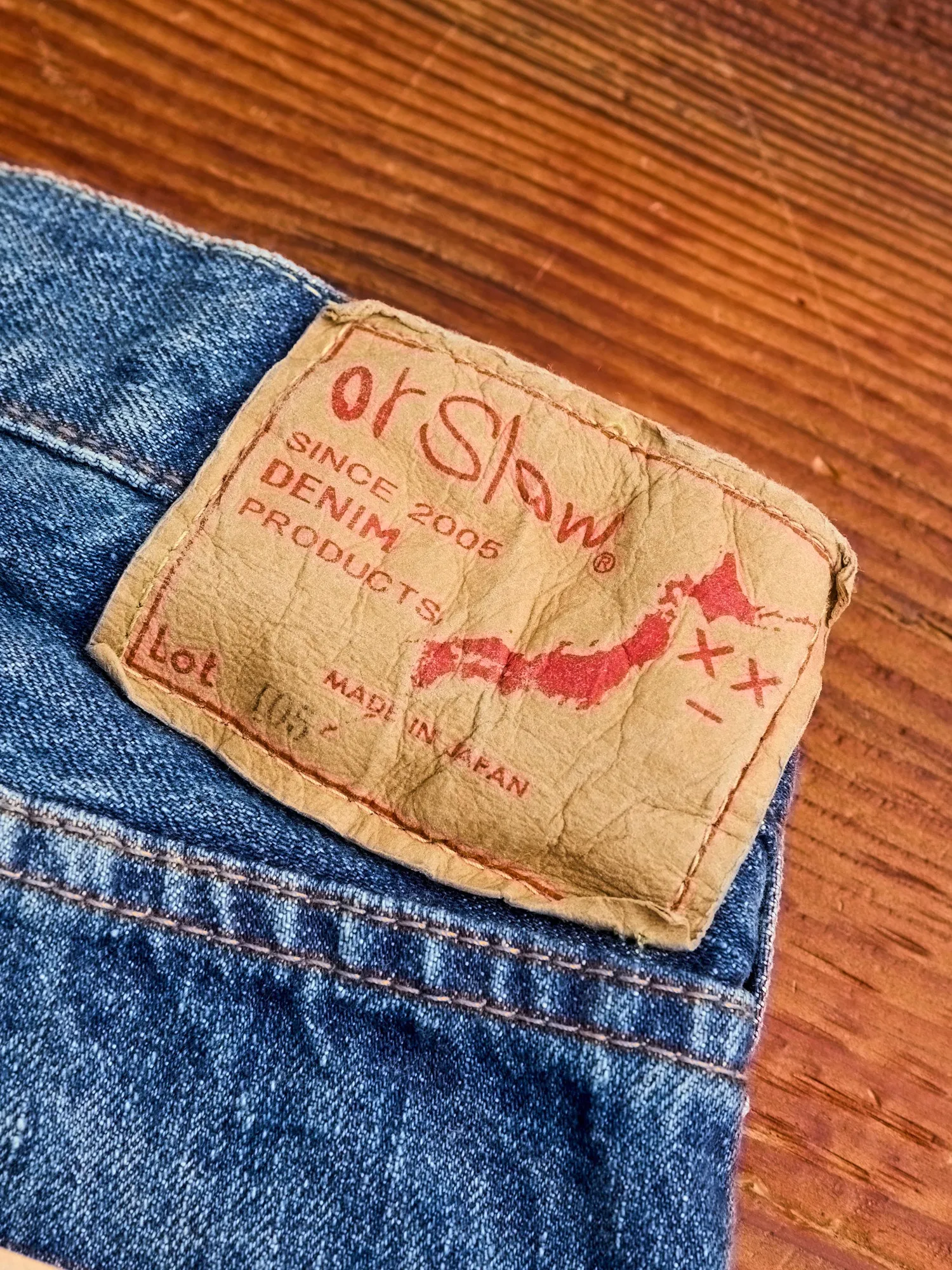 105 "2 Year Wash" 13.5oz Selvedge Denim - Standard Fit