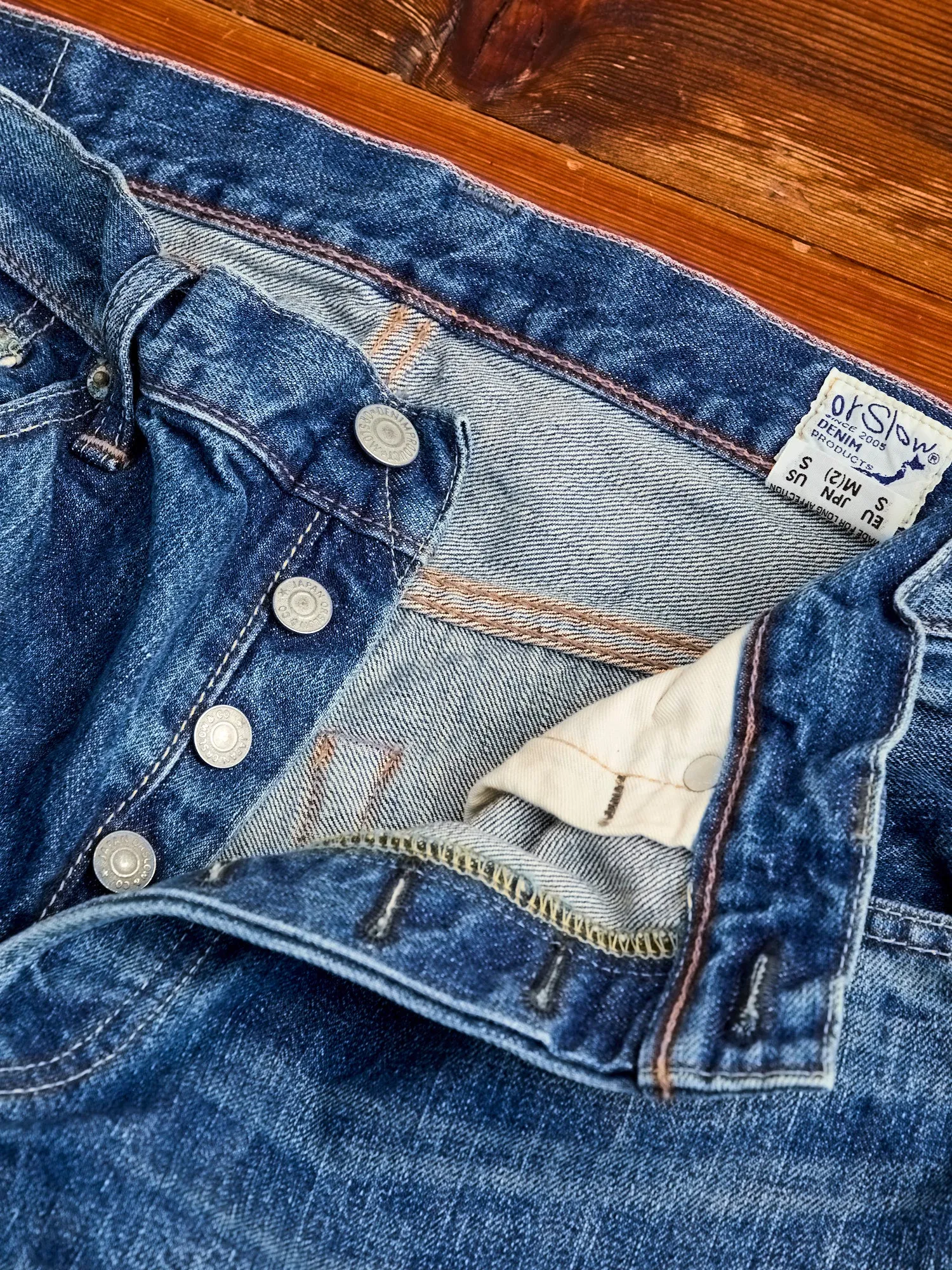 105 "2 Year Wash" 13.5oz Selvedge Denim - Standard Fit