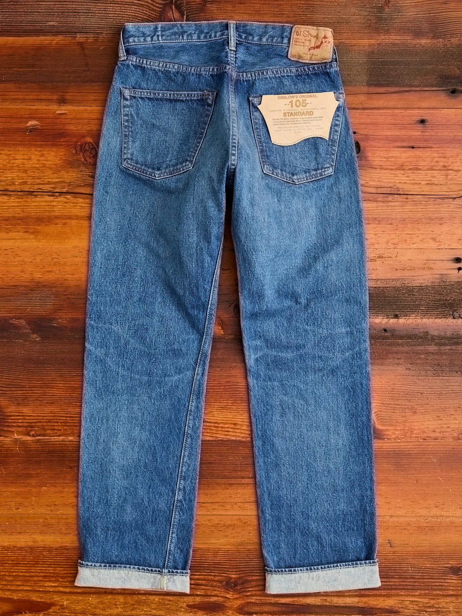 105 "2 Year Wash" 13.5oz Selvedge Denim - Standard Fit
