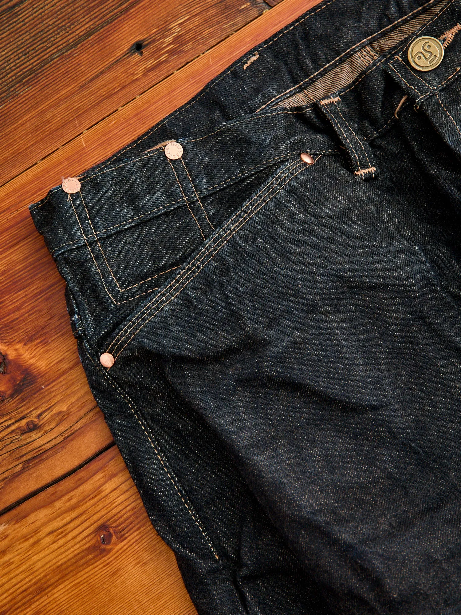 132 "Wattle Overdye" 16oz Selvedge Denim - Wide Fit
