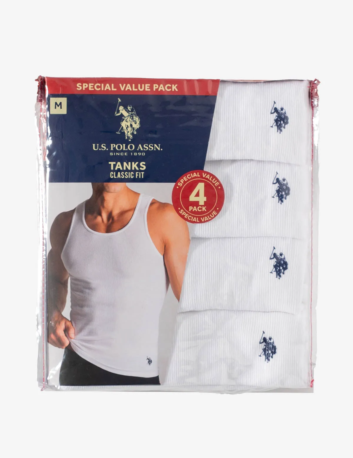 4 PACK A-SHIRTS