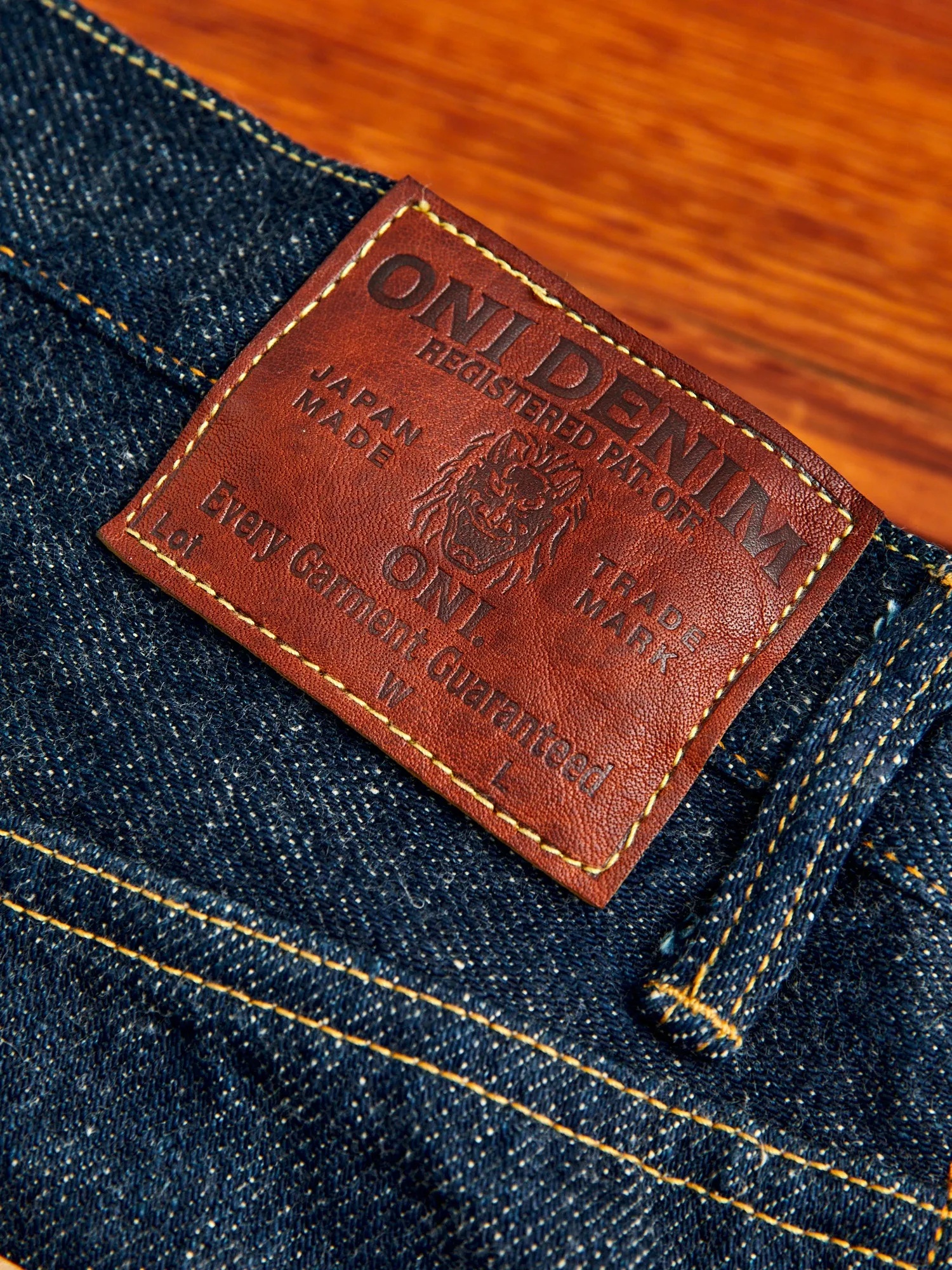 902ZR-KABEG "Secret Kabuki" 20oz Selvedge Denim - High Tapered Fit