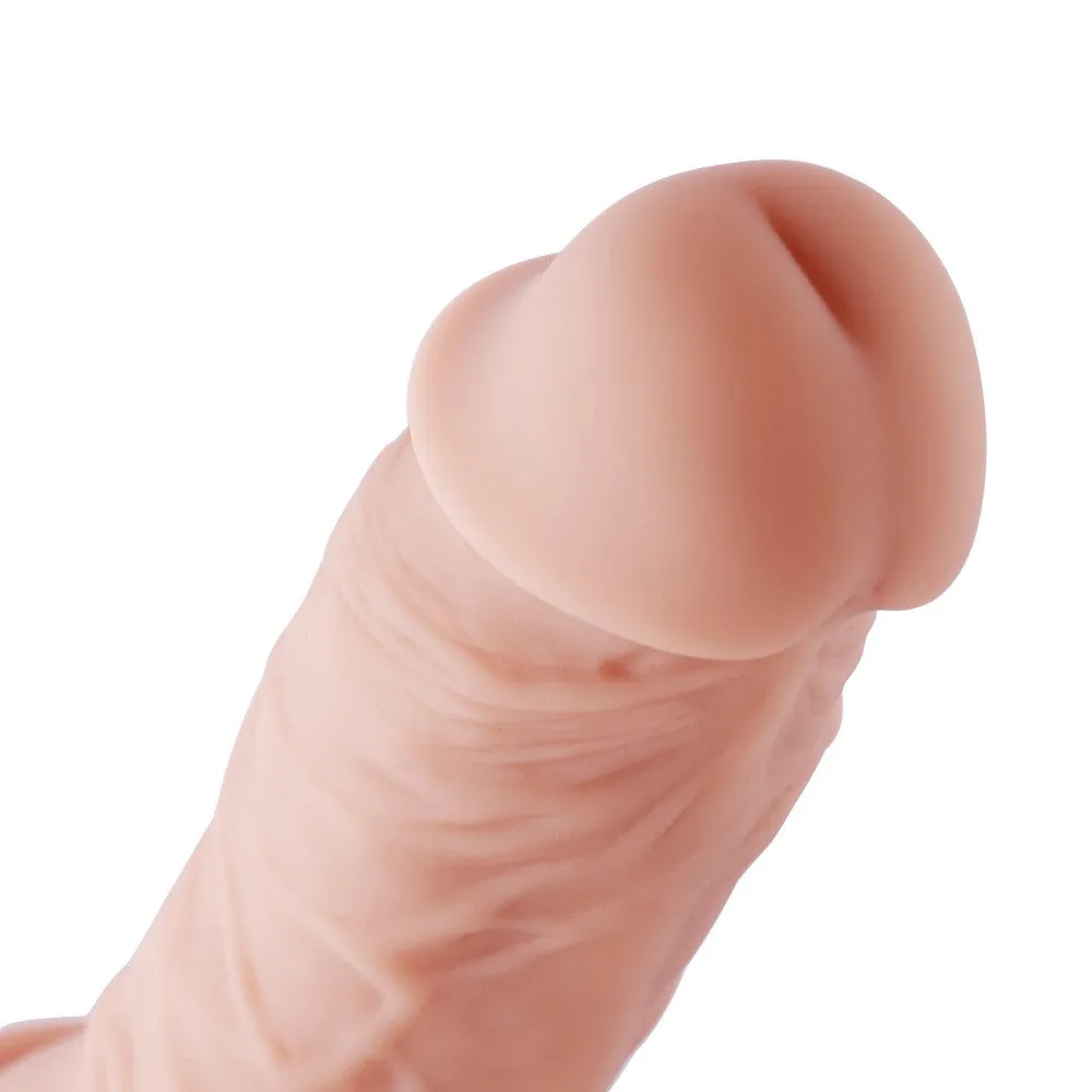 9.1" Real-Look Silicone Dildo Attachment for Hismith Sex Machines