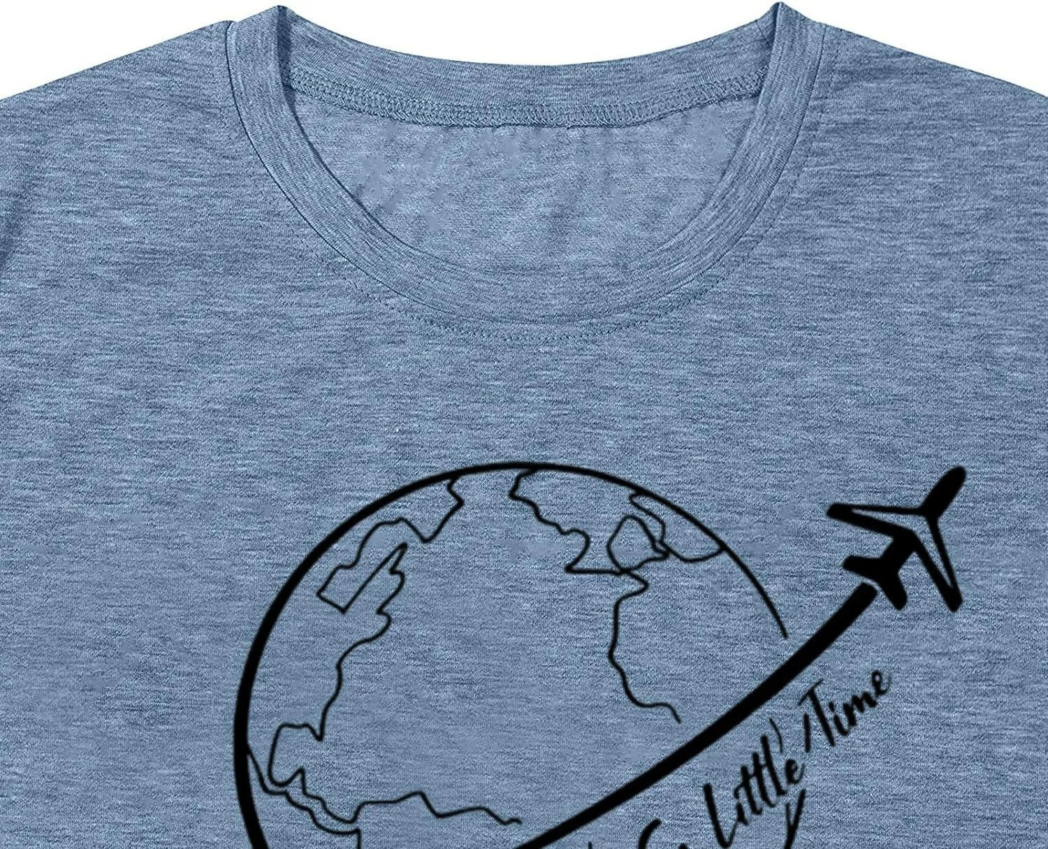Airplane Mode Shirt Women Love Heart Graphic Tees Adventure Letter Print Short Sleeve Travel Shirts Casual Outdoor Tops