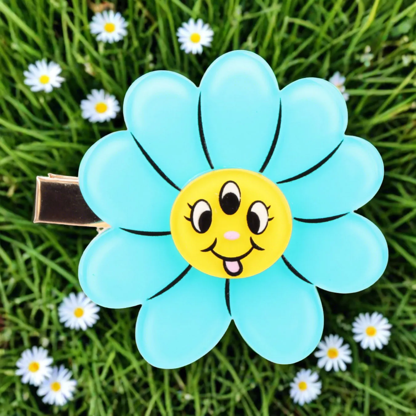 Alien Daisy Hairslide