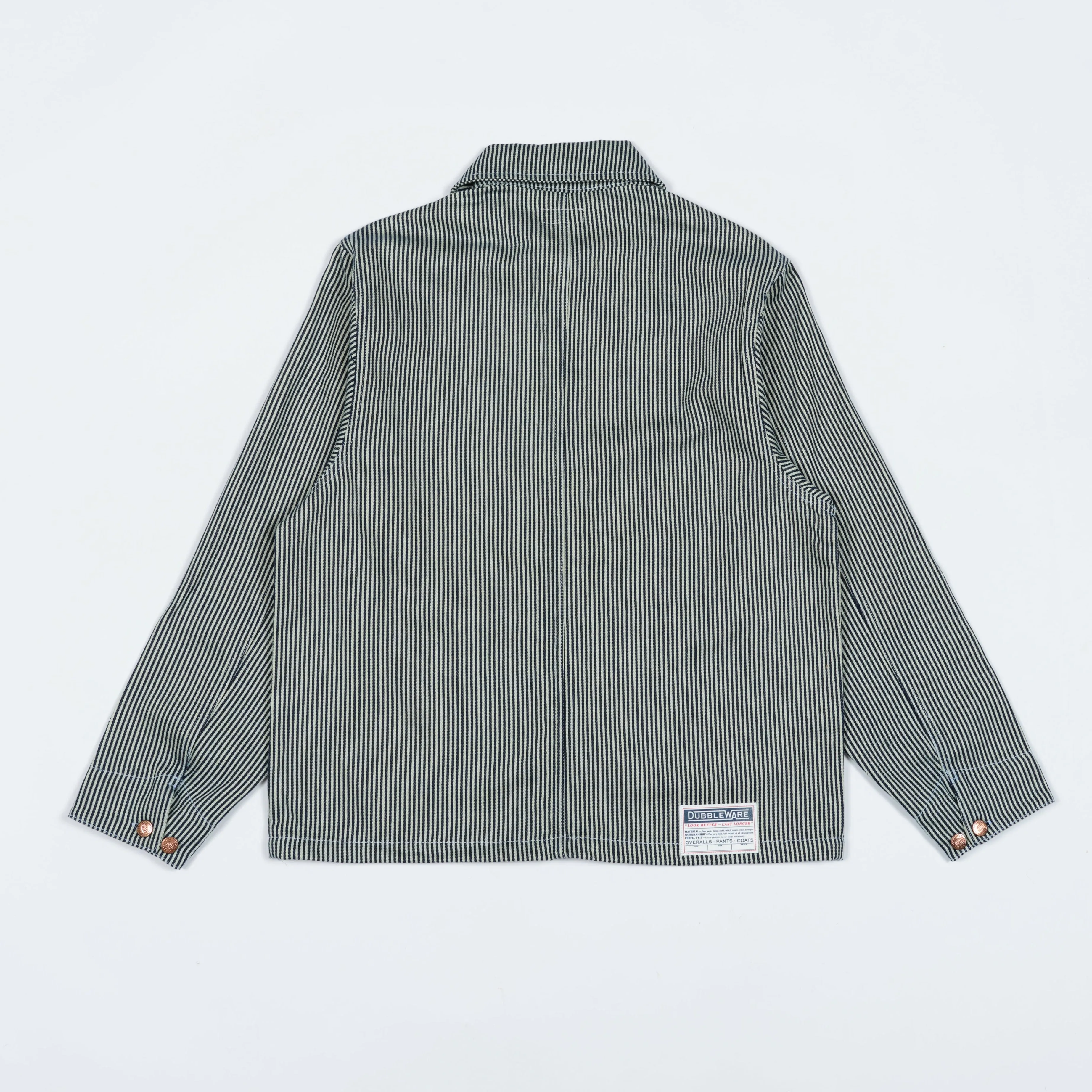 AMHERST CHORE JACKET - HICKORY | WHITE/INDIGO