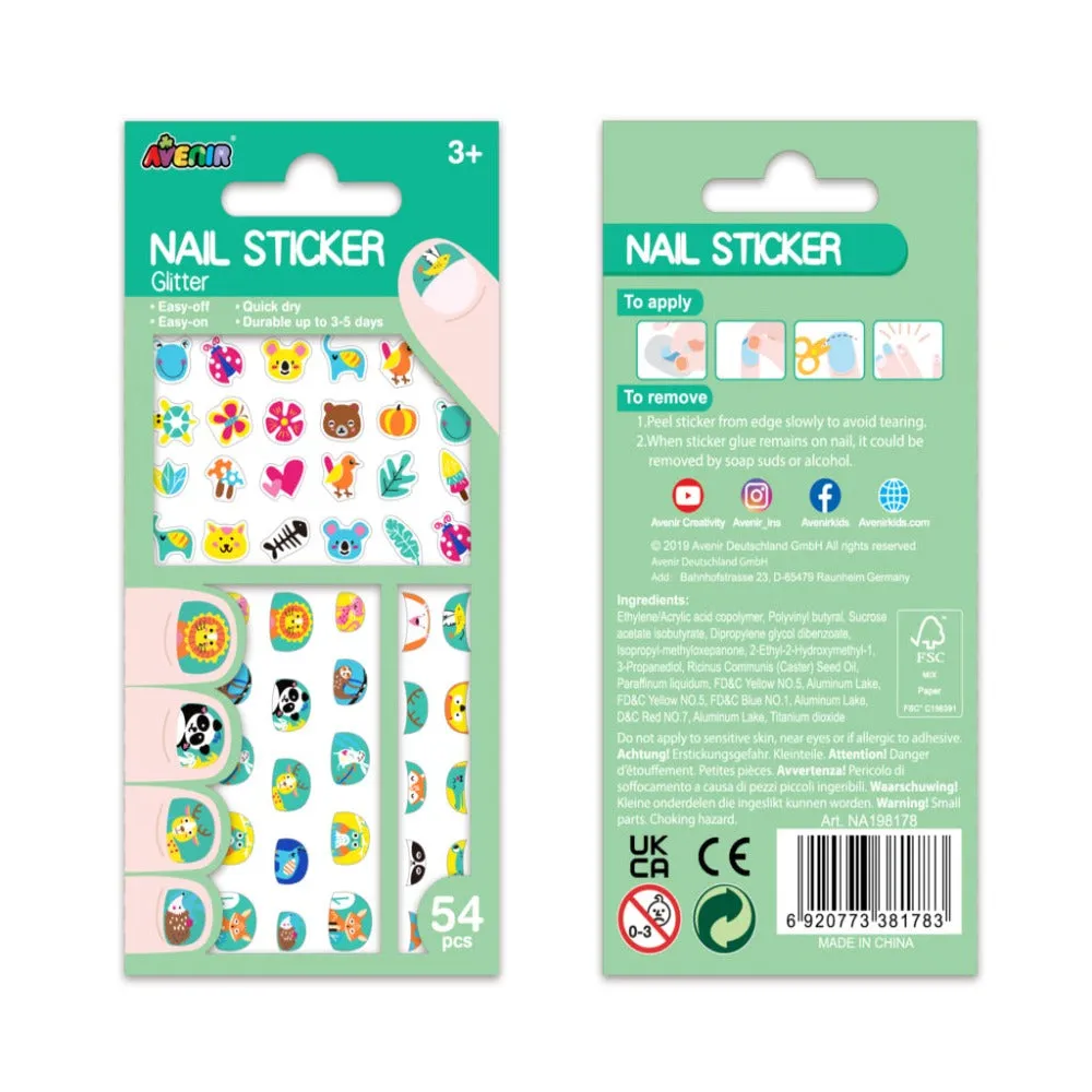 Avenir Small Nail Stickers