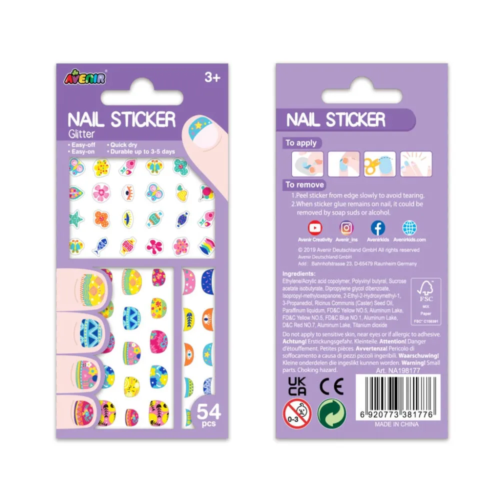 Avenir Small Nail Stickers