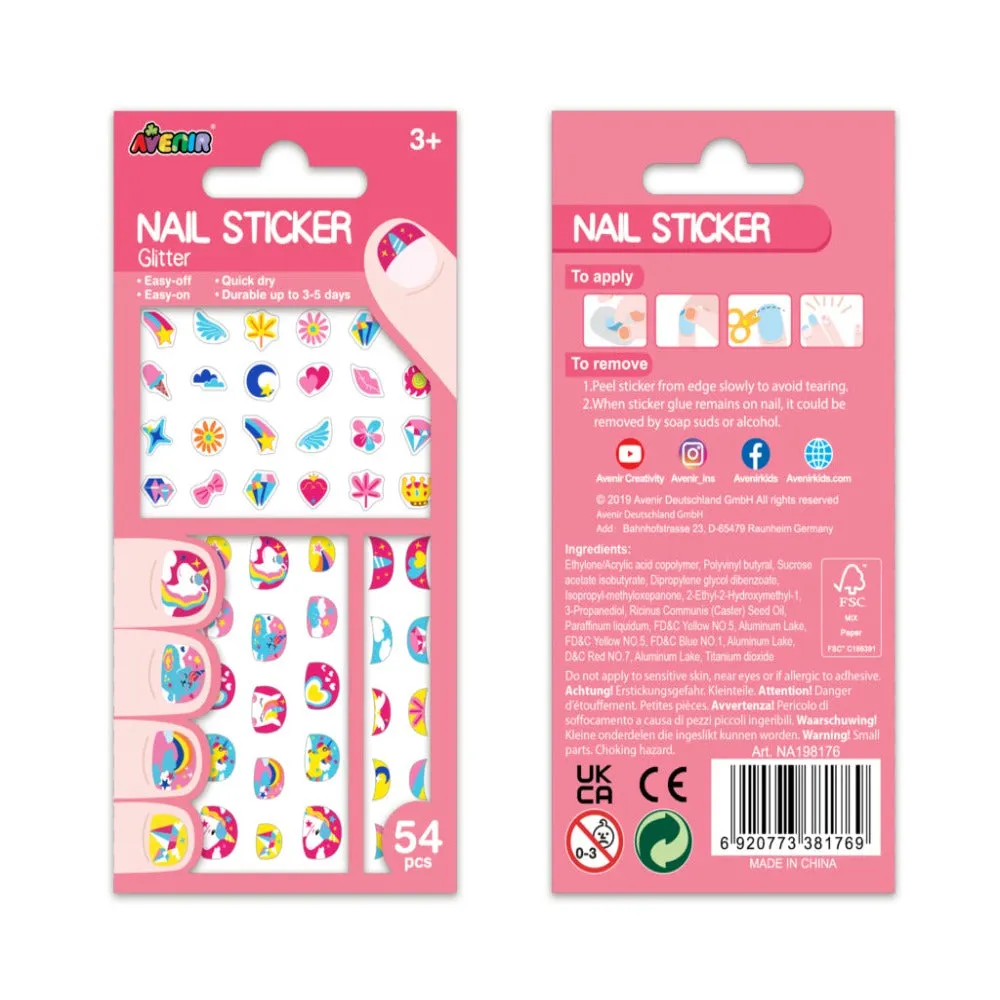 Avenir Small Nail Stickers
