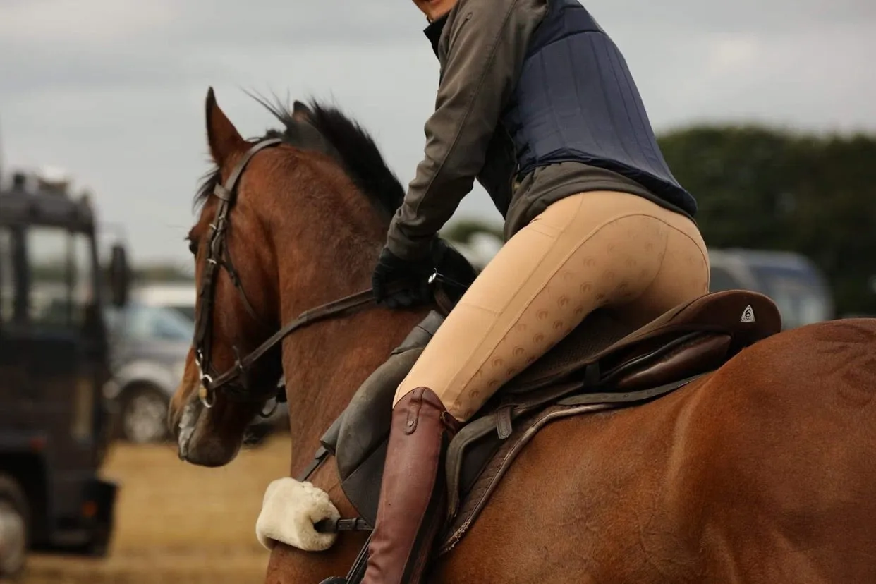 Beige Riding Leggings / Tights - BISCUIT BEIGE