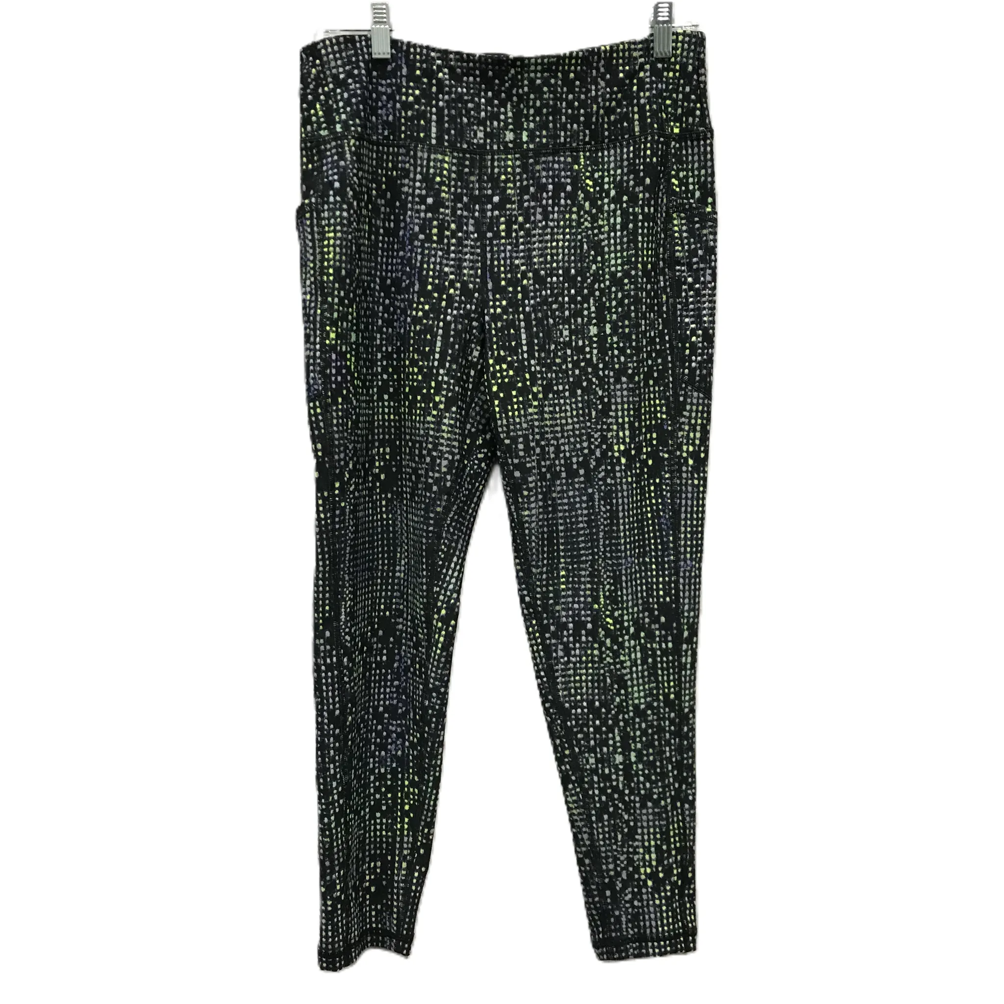 Black & Green Athletic Leggings By Dkny, Size: Xl