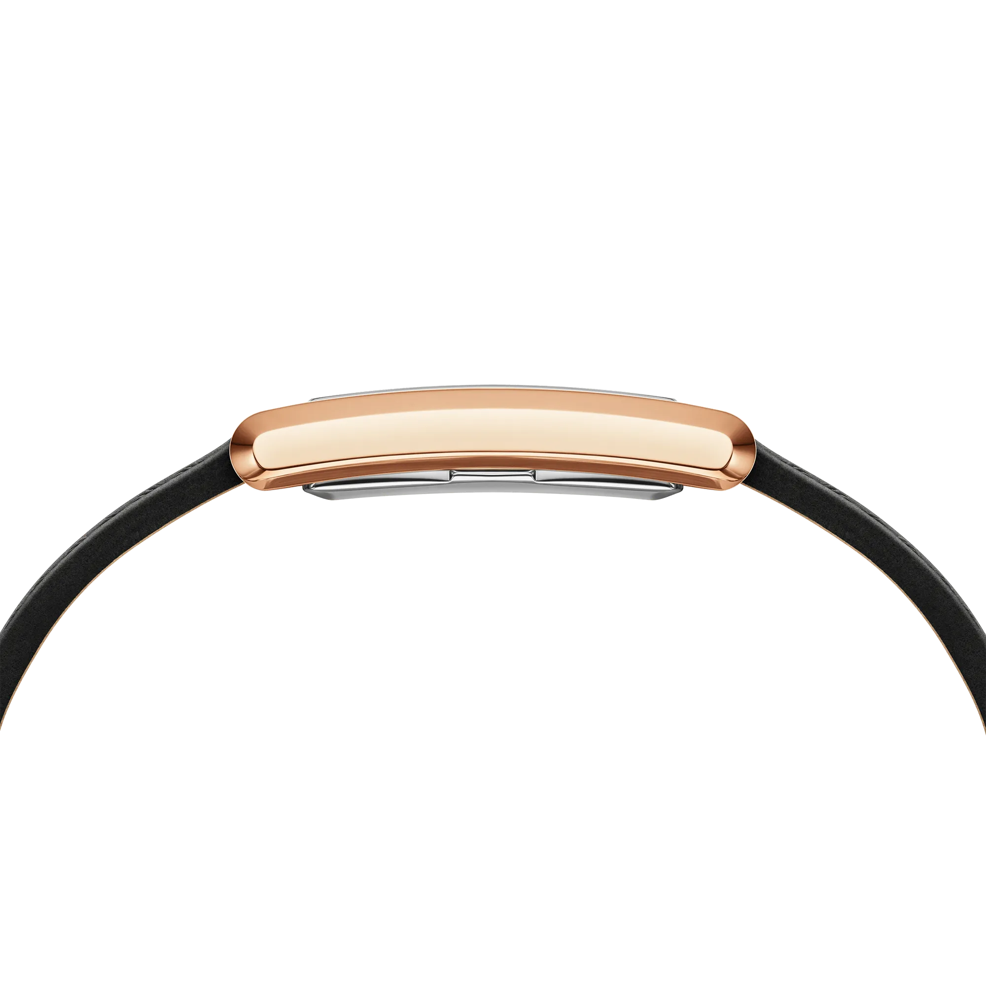 Bound Black Crocodile Rose Gold