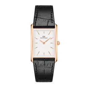 Bound Black Crocodile Rose Gold