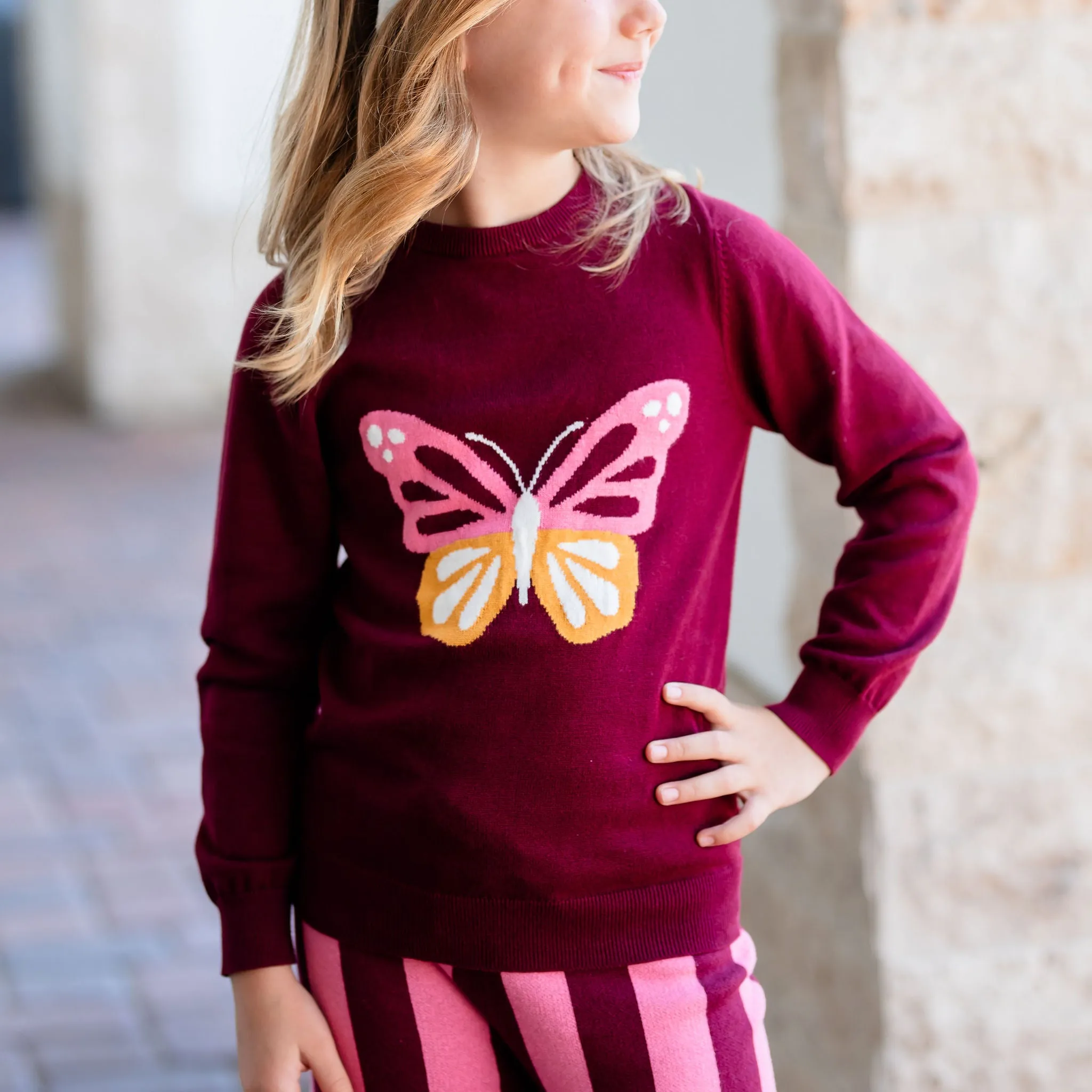 Butterfly Pullover Sweater