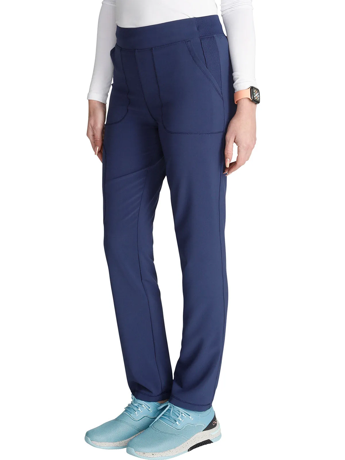 Cherokee - Women's Mid Rise Tapered Leg Cargo Scrub Pant