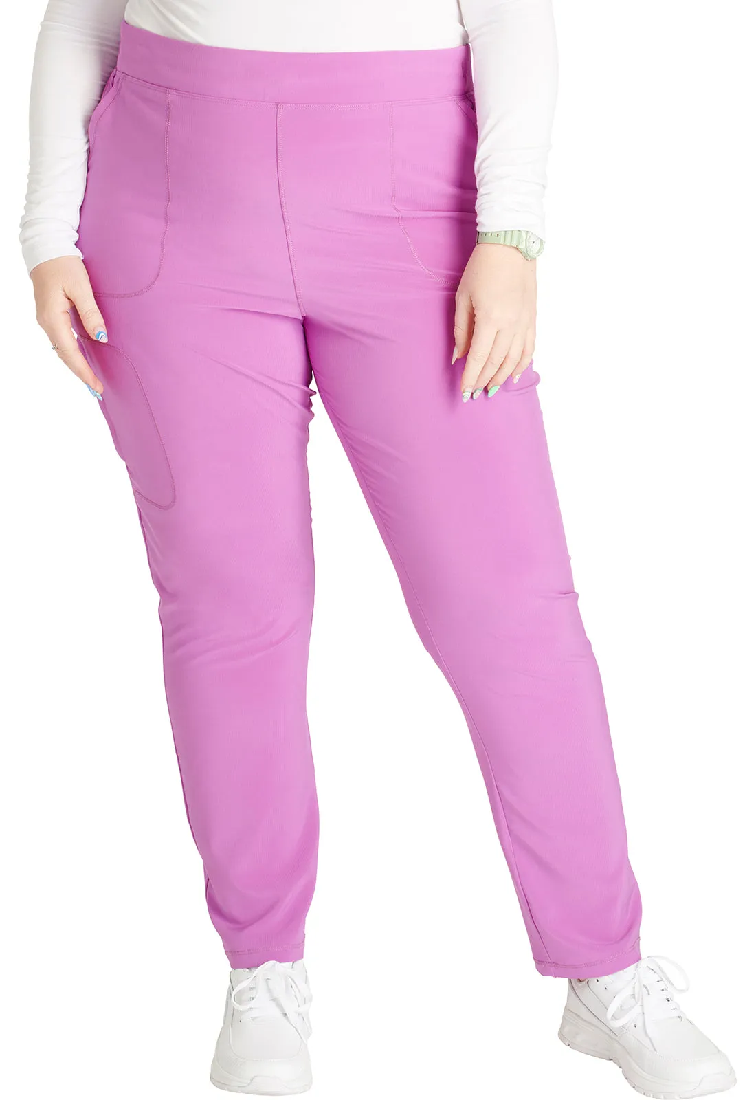 Cherokee - Women's Mid Rise Tapered Leg Cargo Scrub Pant