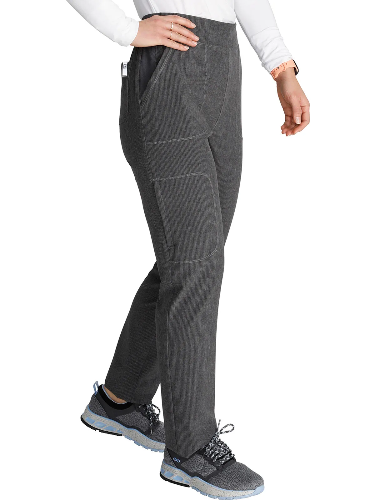 Cherokee - Women's Mid Rise Tapered Leg Cargo Scrub Pant
