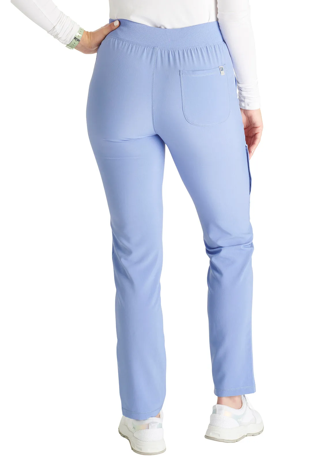 Cherokee - Women's Mid Rise Tapered Leg Cargo Scrub Pant