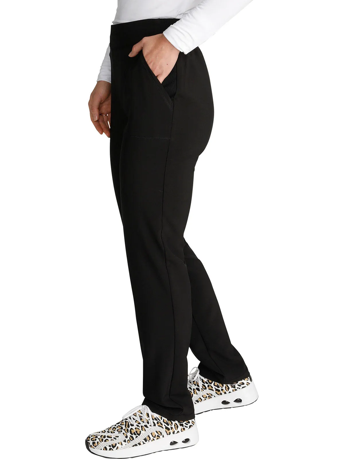 Cherokee - Women's Mid Rise Tapered Leg Cargo Scrub Pant