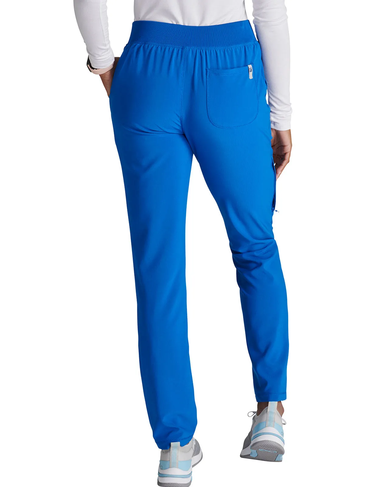 Cherokee - Women's Mid Rise Tapered Leg Cargo Scrub Pant