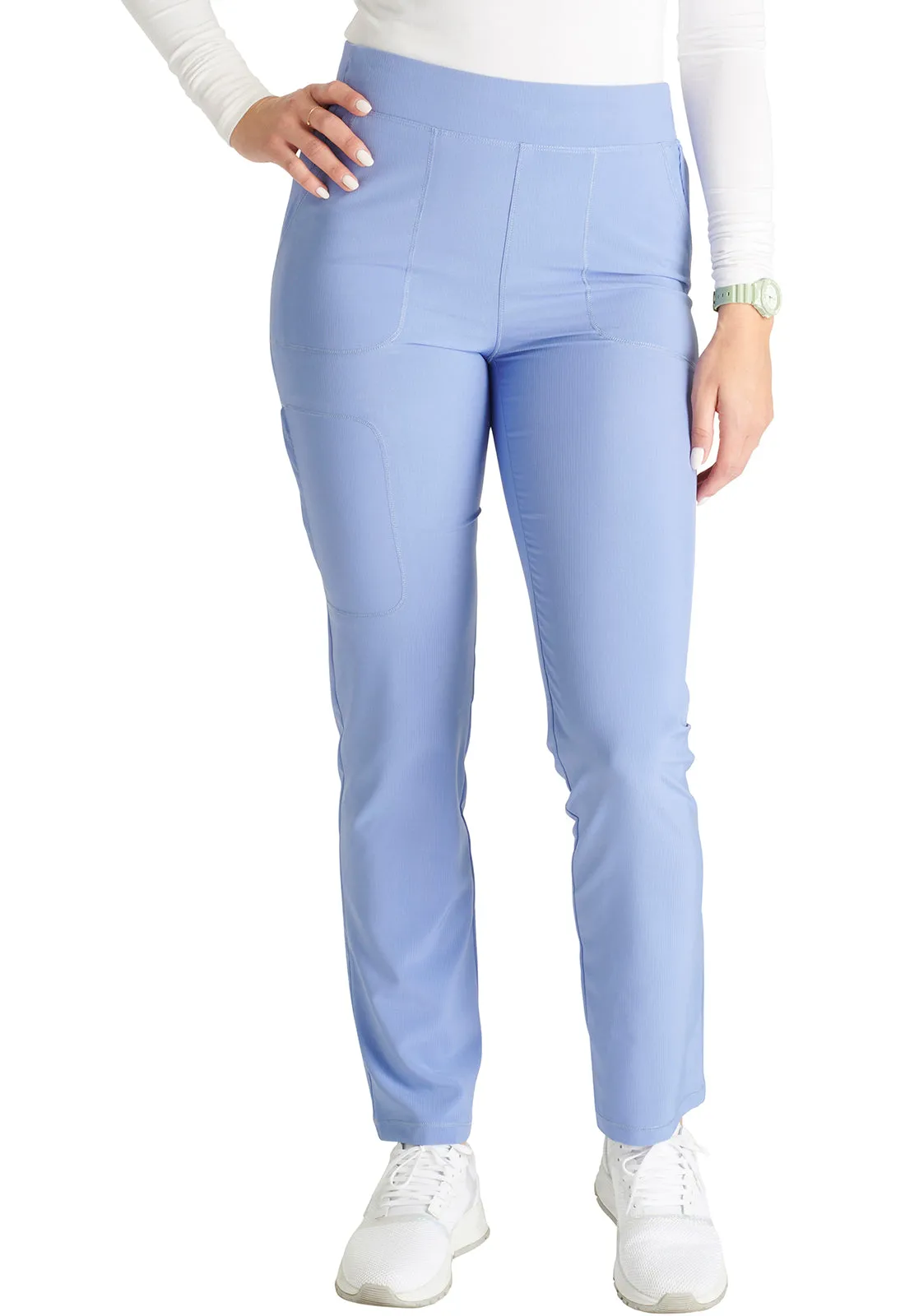 Cherokee - Women's Mid Rise Tapered Leg Cargo Scrub Pant