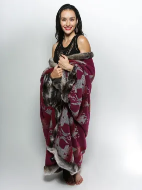 Chinchilla Italy Faux Fur Throw