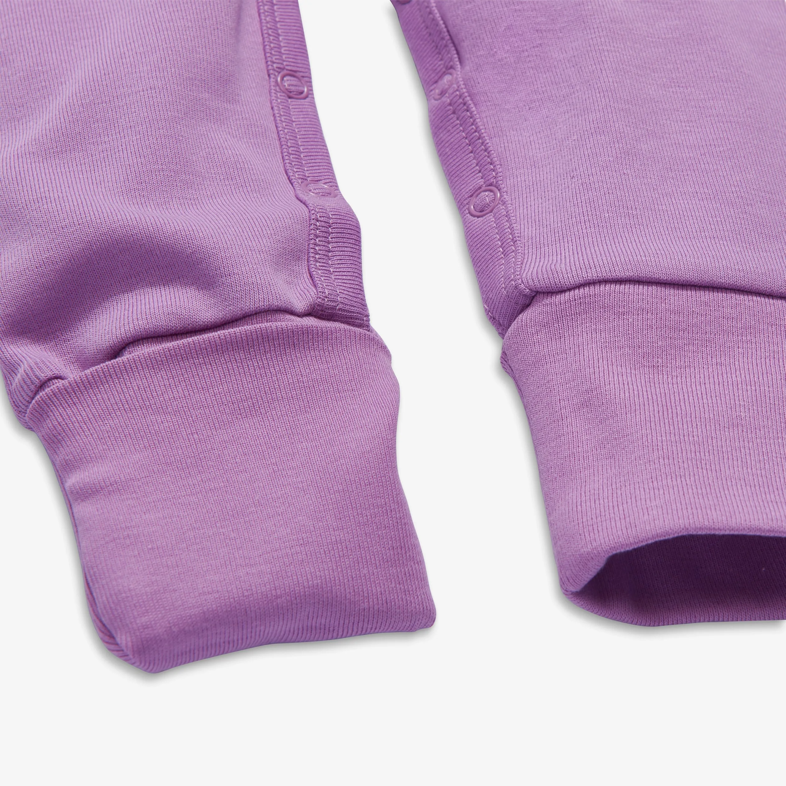 Clearance baby organic snap romper with convertible foot (0-9 months)