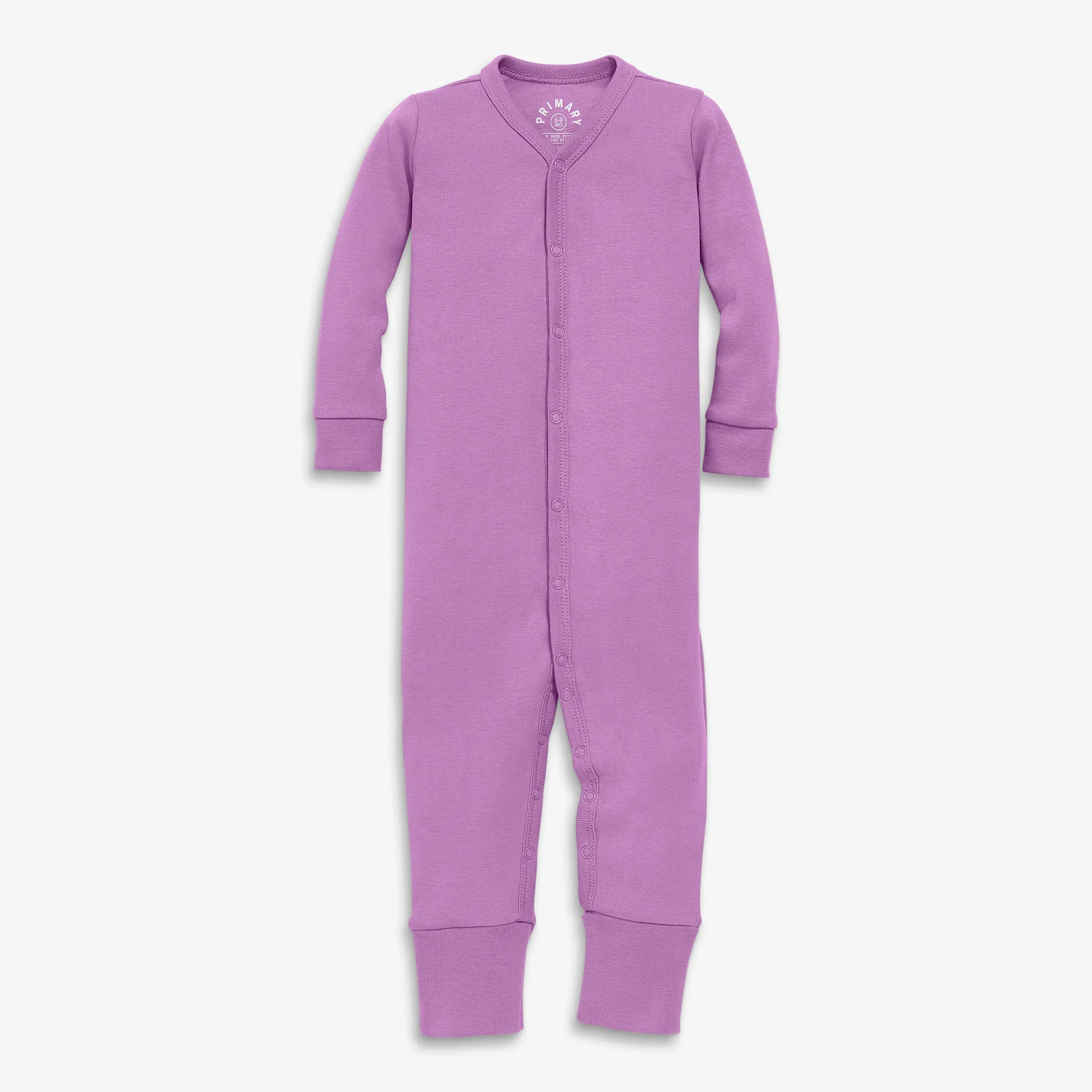 Clearance baby organic snap romper with convertible foot (0-9 months)