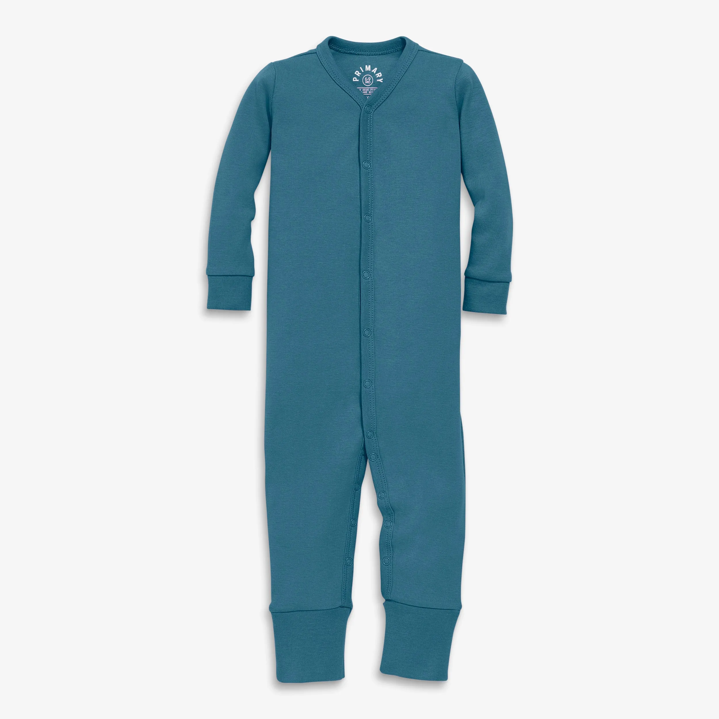 Clearance baby organic snap romper with convertible foot (0-9 months)
