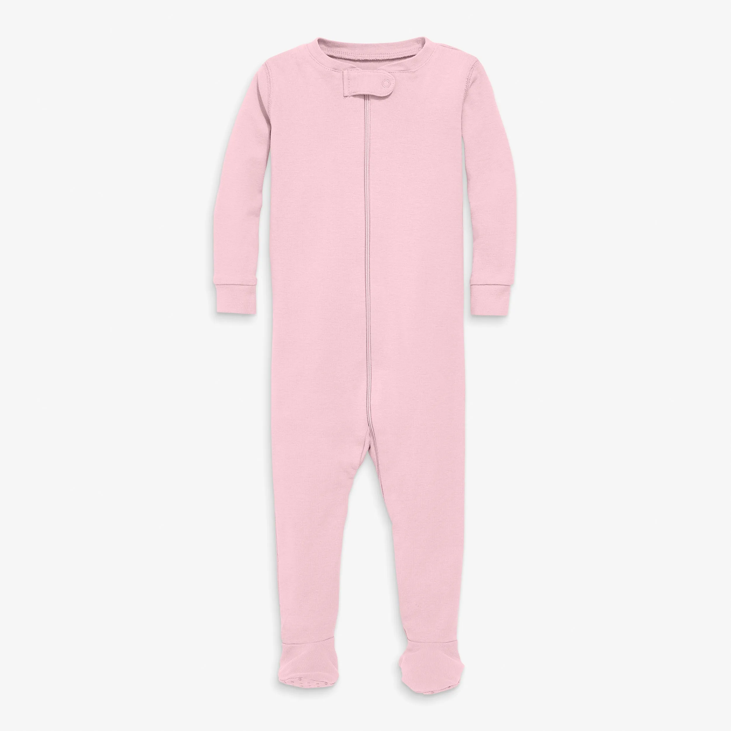 Clearance organic zip footie in seasonal colors