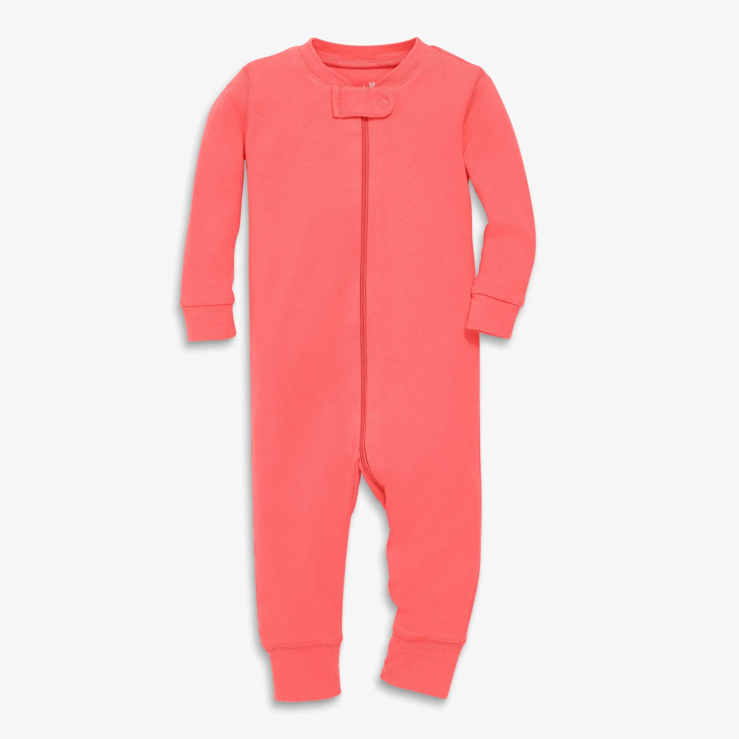 Clearance organic zip romper in seasonal colors