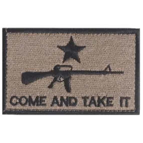 Come and Take It Gun Patch, 5cm x 8cm