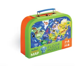Crocodile Creek My First Puzzle - World Map