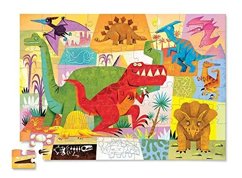 Crocodile Creek - Shaped Puzzle 72pcs - Dinosaur