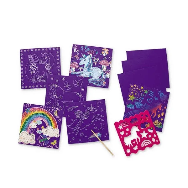 Crocodile Creek Sparkle Scratch Art - Unicorn