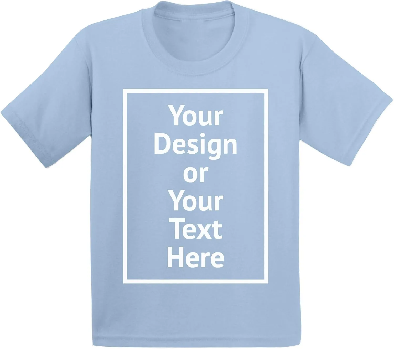 Custom Shirt for Boys Girls Toddler Personalized Your Own Image Photo Text T-Shirt Front/Back Print