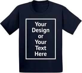 Custom Shirt for Boys Girls Toddler Personalized Your Own Image Photo Text T-Shirt Front/Back Print