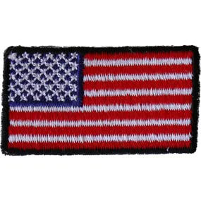 Daniel Smart American Flag Embroidered Iron On Patch, 1.5 x 0.9 inches