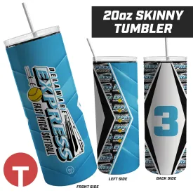 Delaware Express - 20oz Skinny Tumbler