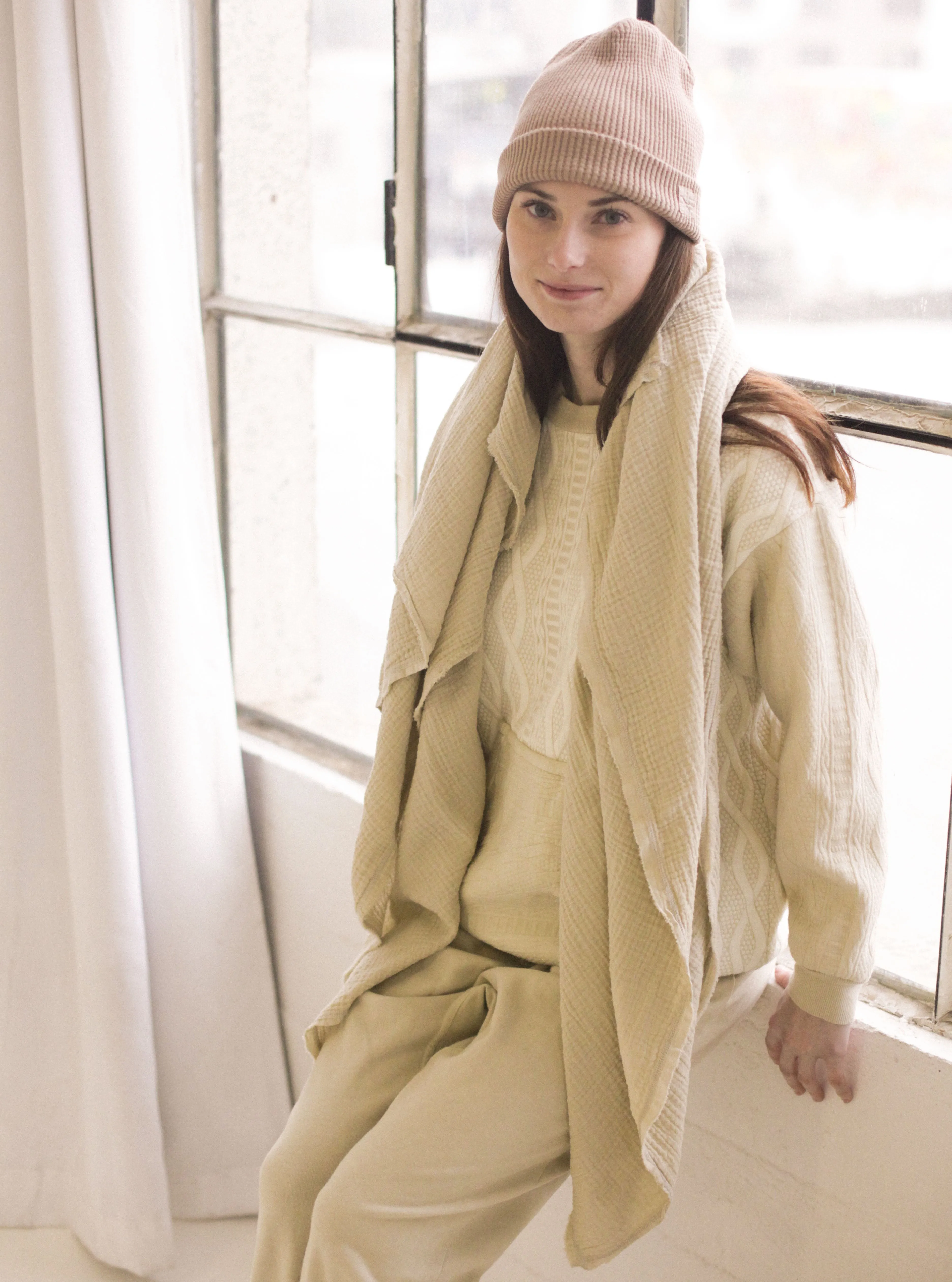 Dion Thermal Beanie ~ Neutrals