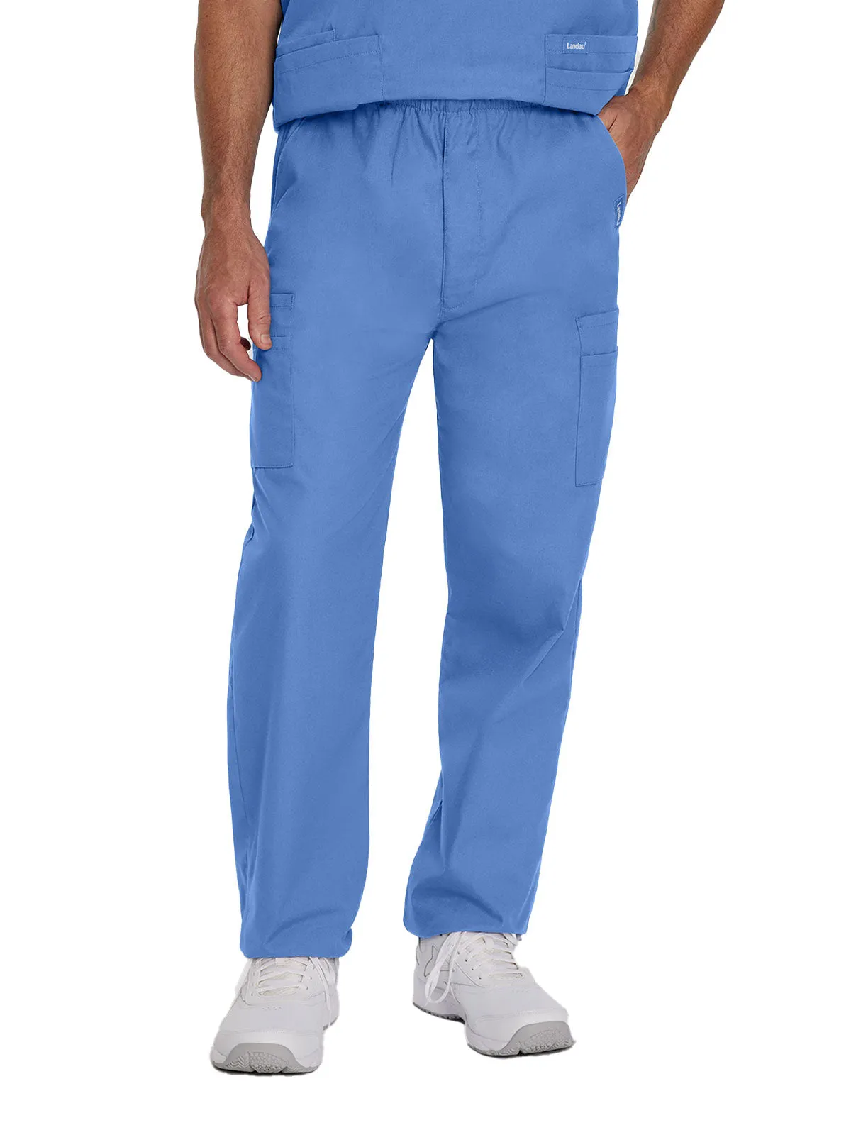 Essentials - Men's Straight-Leg Cargo Scrub Pants [4]