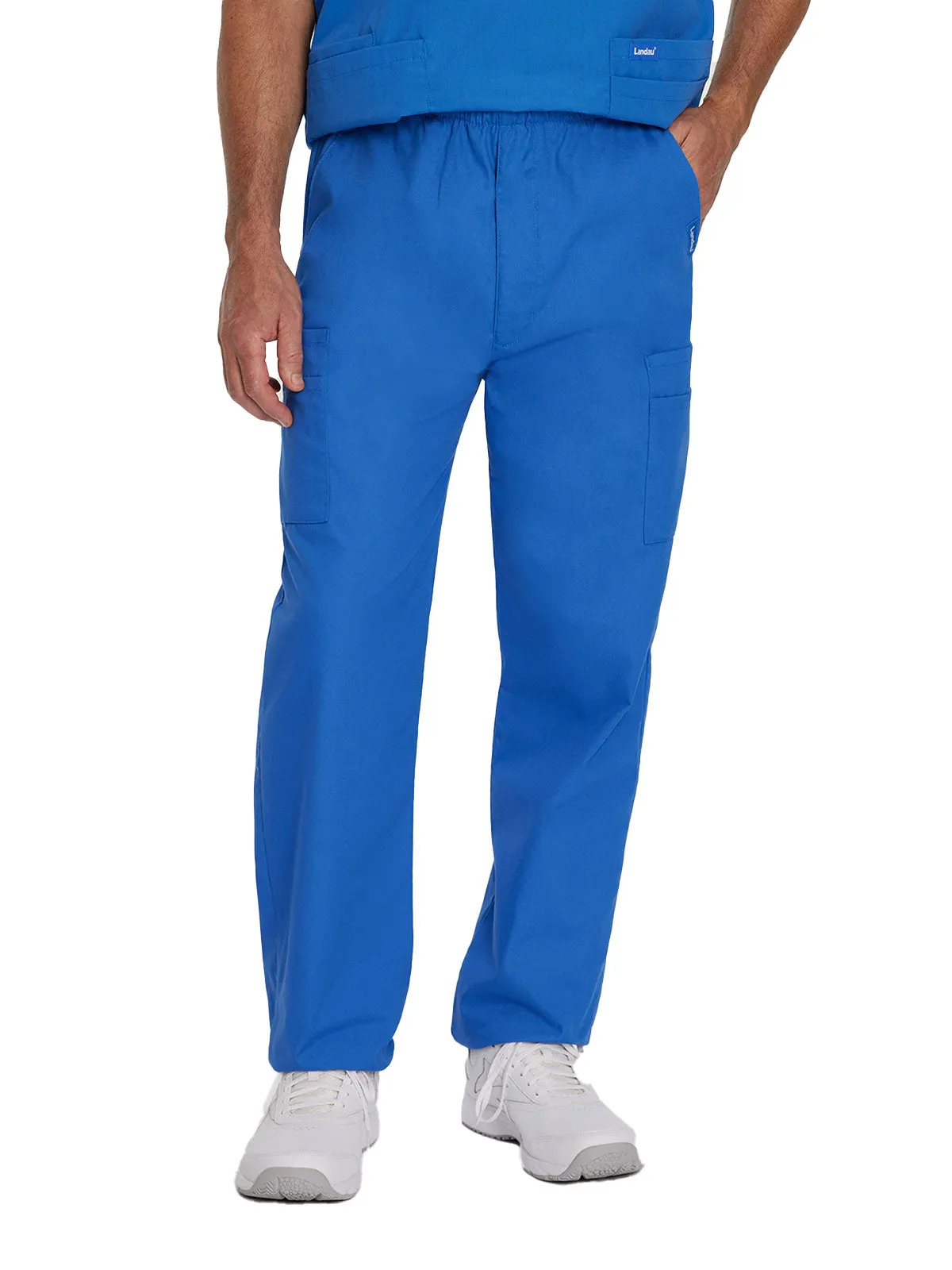 Essentials - Men's Straight-Leg Cargo Scrub Pants [4]
