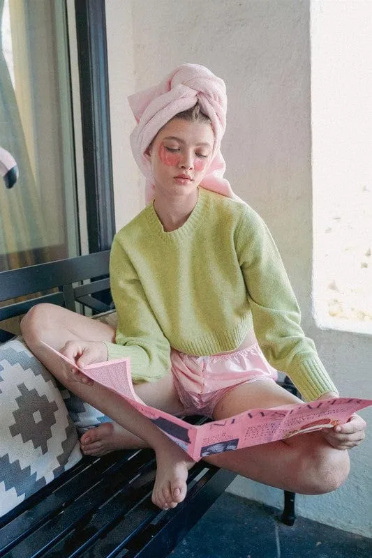 Feeling Myself Cropped Sweater *online only*