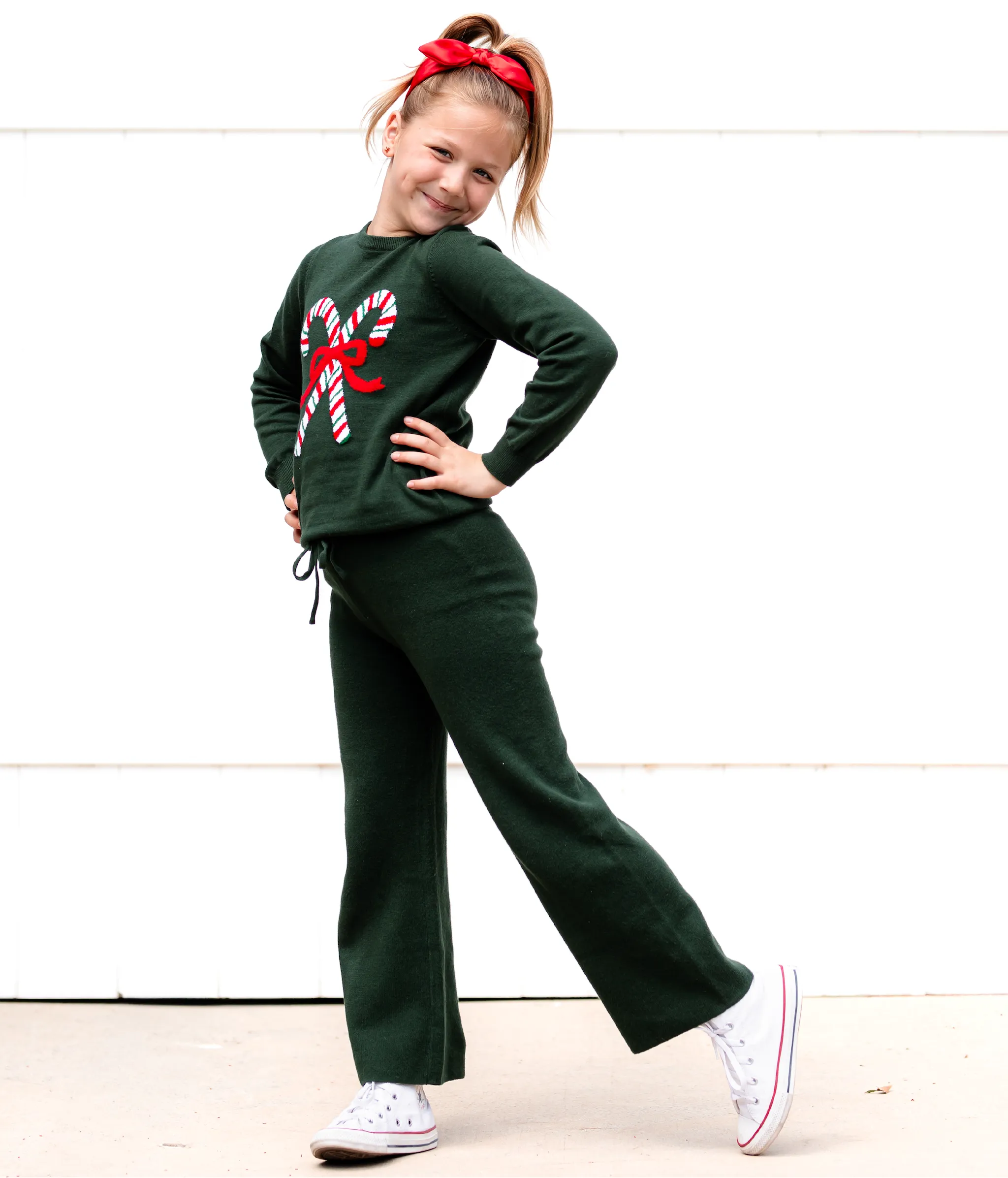 Forest Candy Cane Sweater