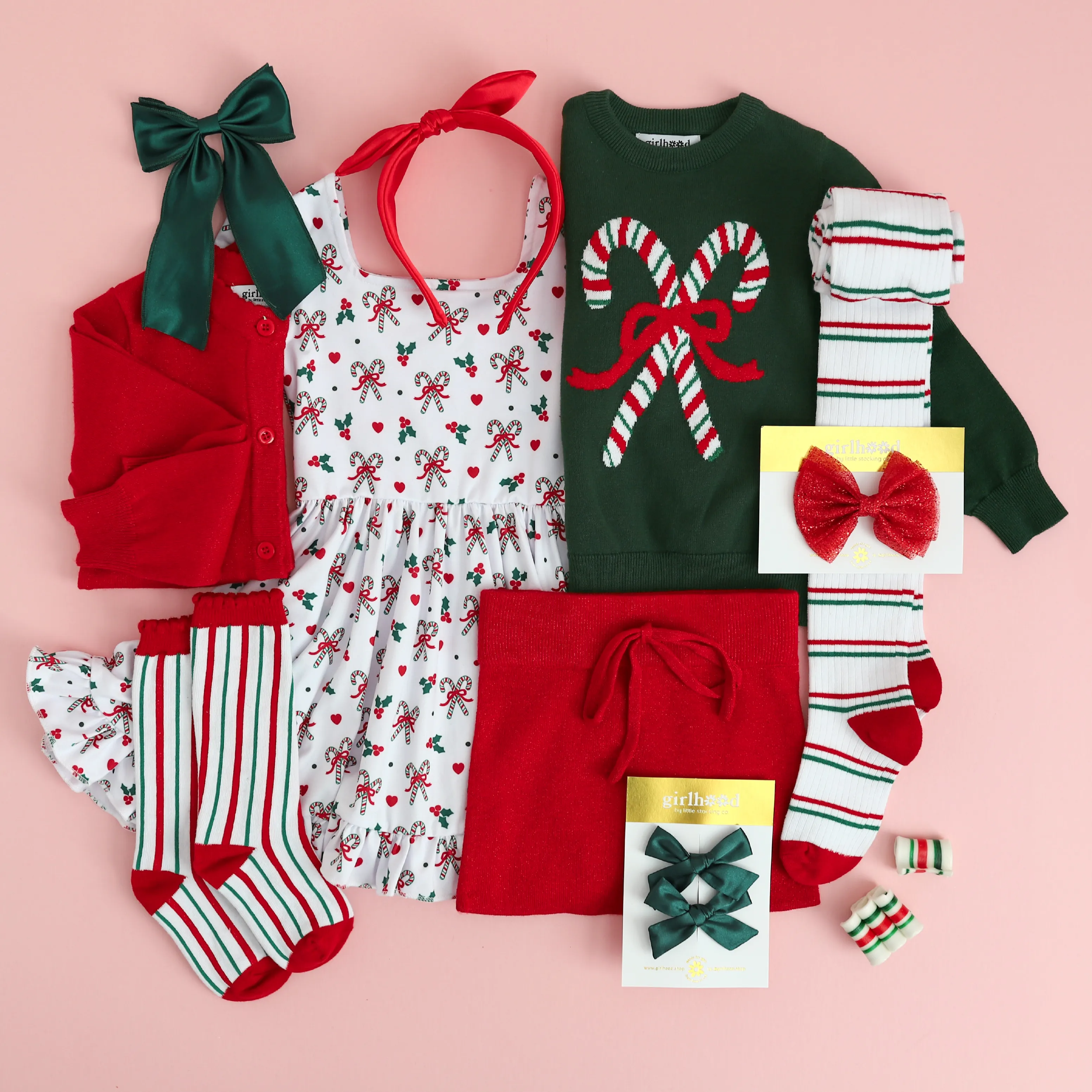 Forest Candy Cane Sweater