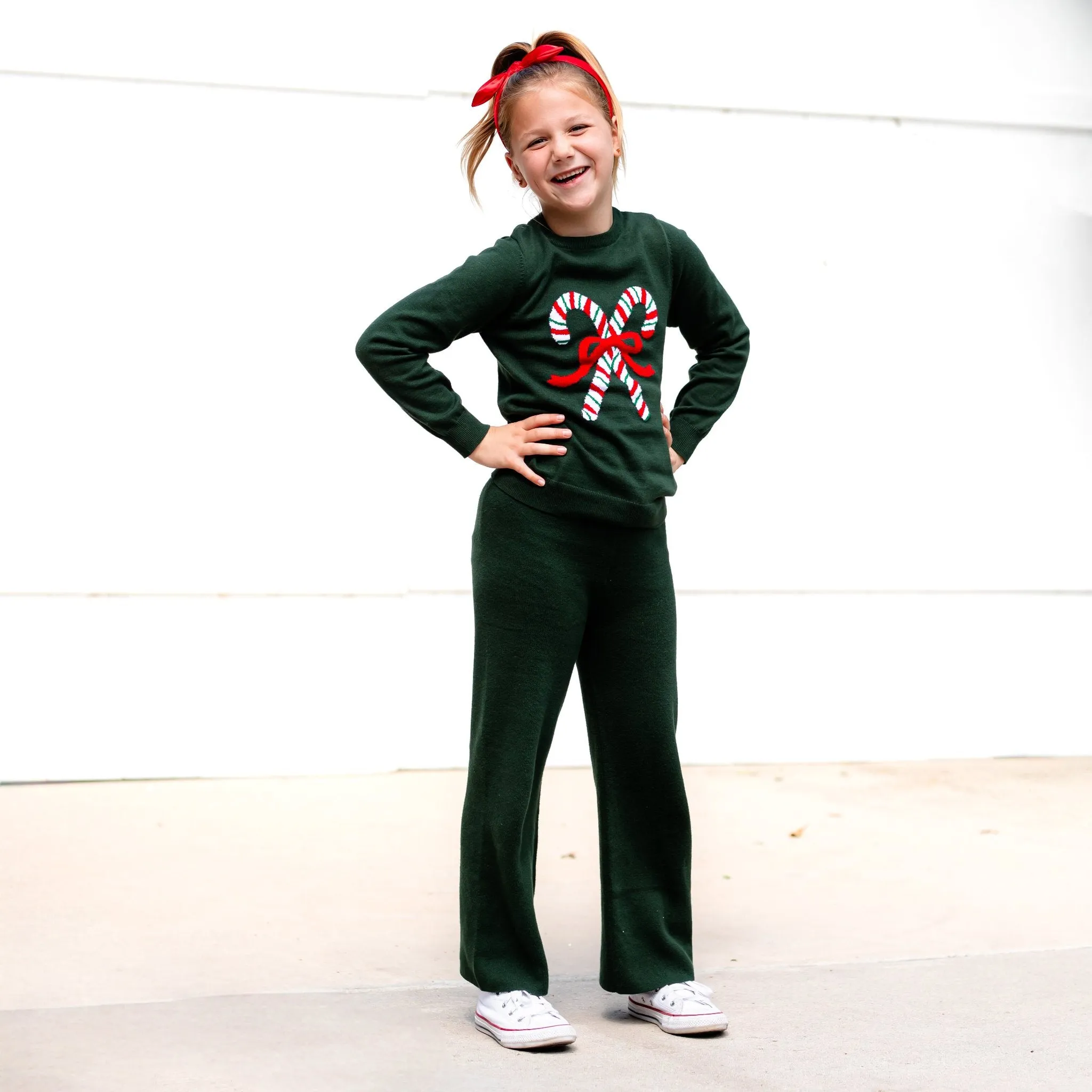 Forest Candy Cane Sweater