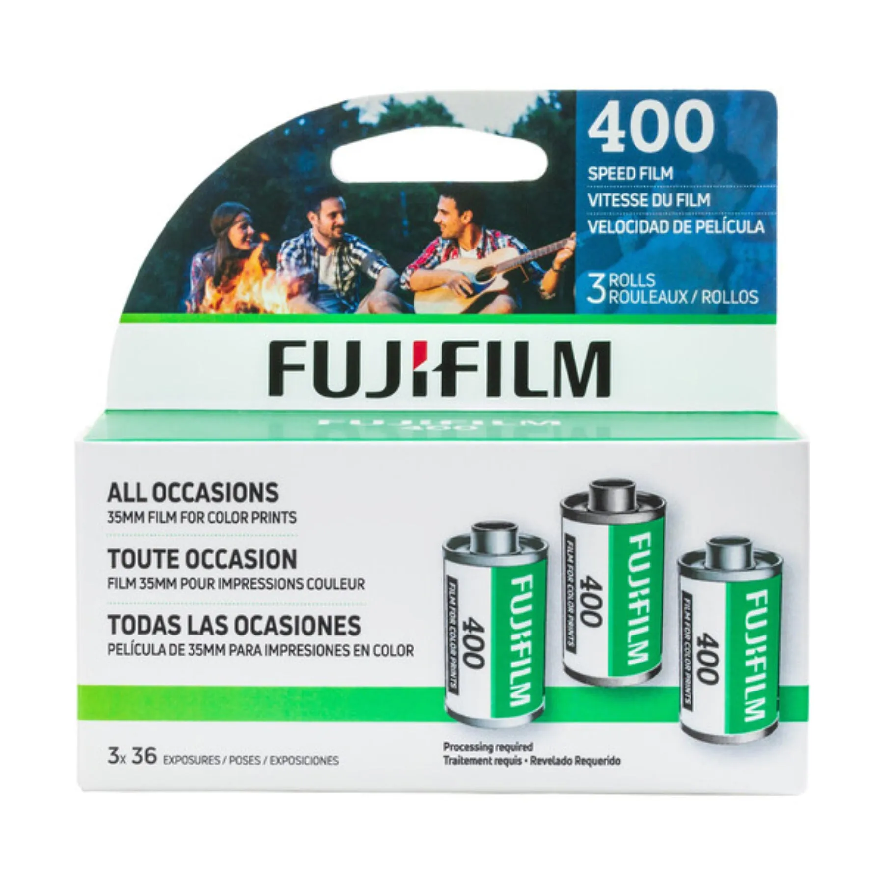 Fujifilm 400 35mm Colour Negative Film (3-Pack)