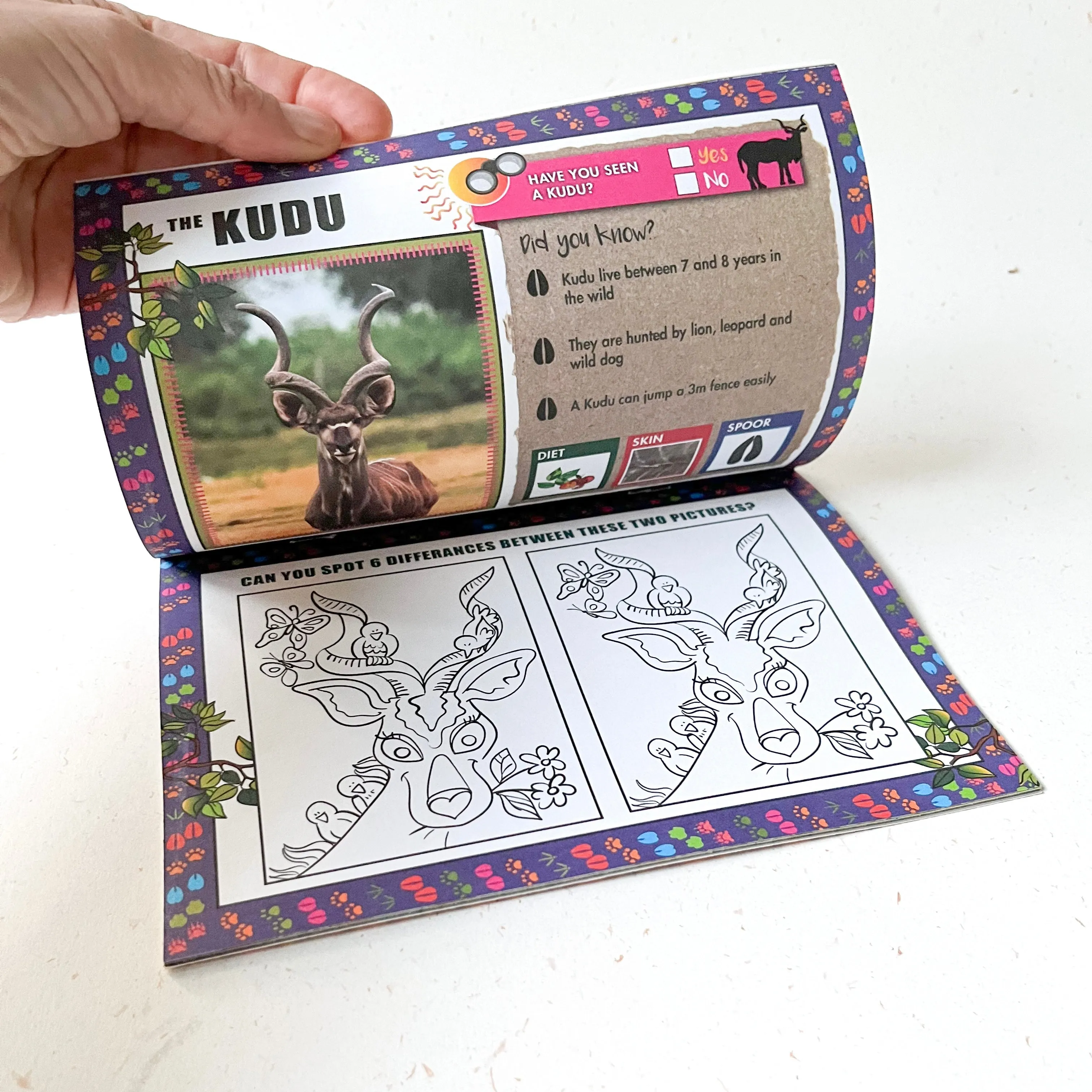 Game Reserve Activity Book (Age 8 )